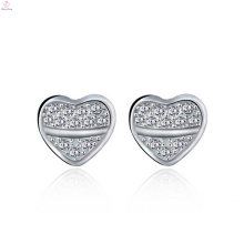 Neue Ankunft 925 Sterling Silber Herz Ohrring Designs